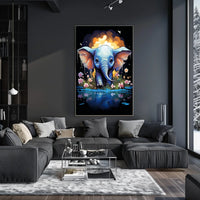 Elephant Dreams A Whimsical Fantasy Landscape