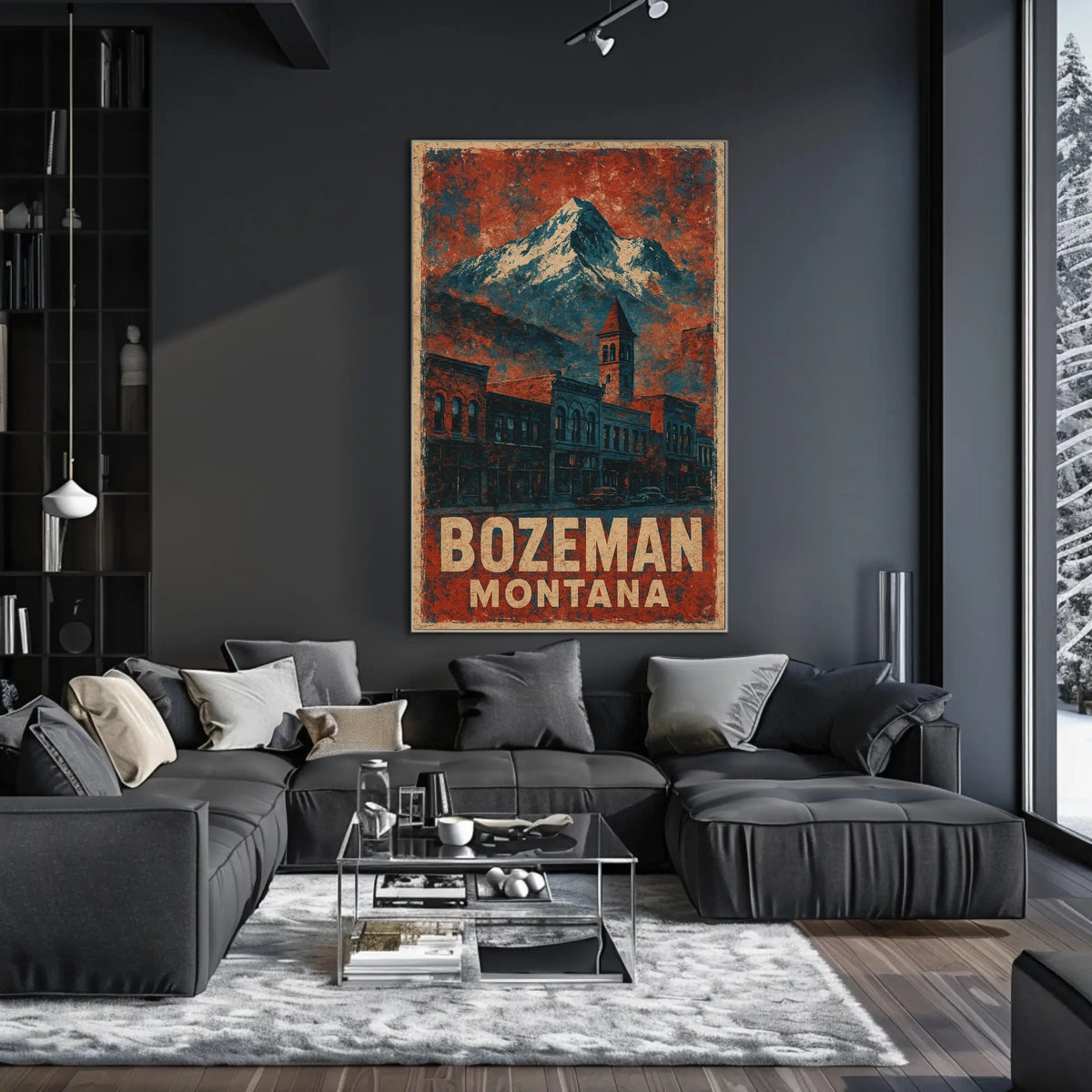 Bozeman, Montana Scenic Poster