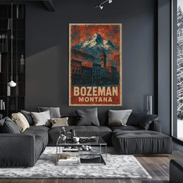 Bozeman, Montana Scenic Poster