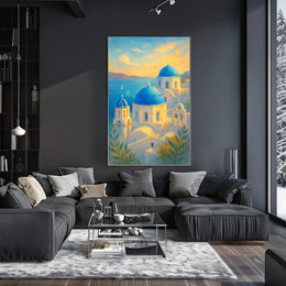 Santorini Serenity Poster