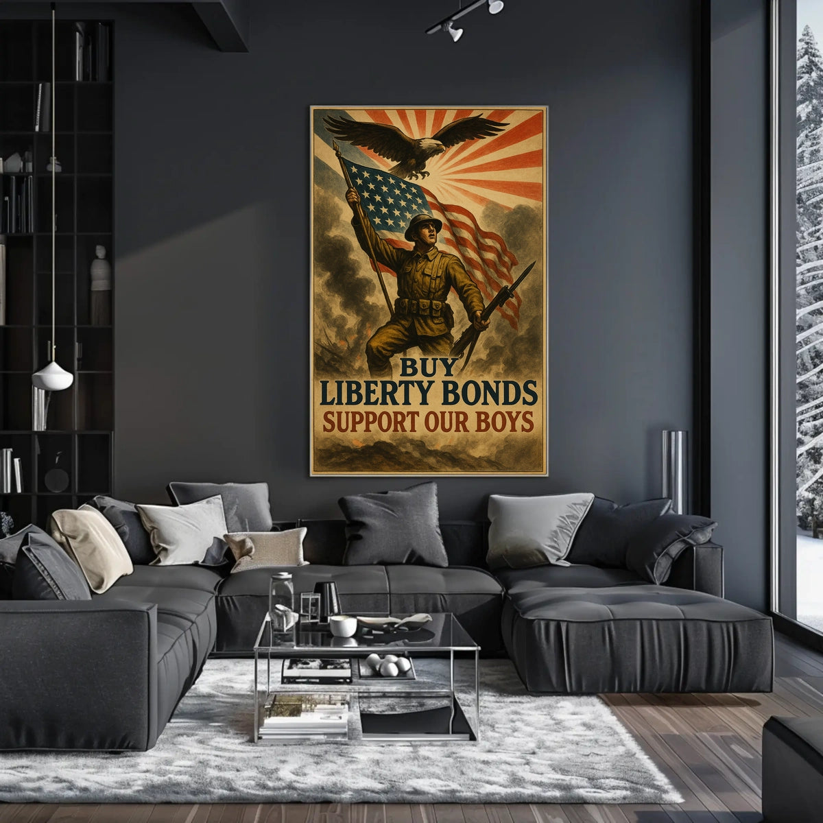 Support Our Boys Buy Liberty Bonds Poster