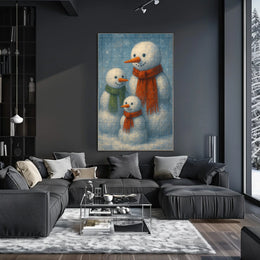 Winter Wonderland Snowmen Poster