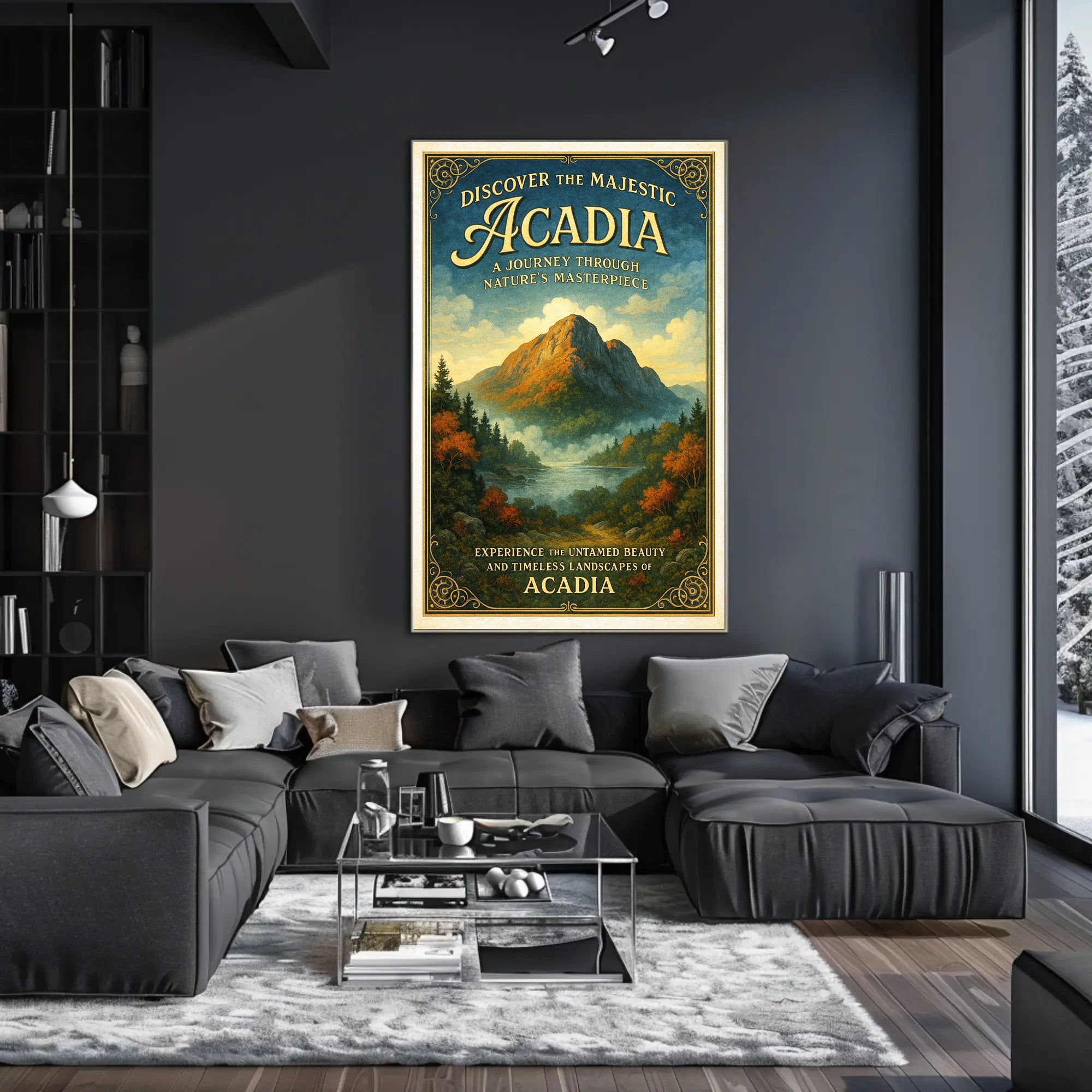 Discover the Majestic Acadia Poster PosterGoat