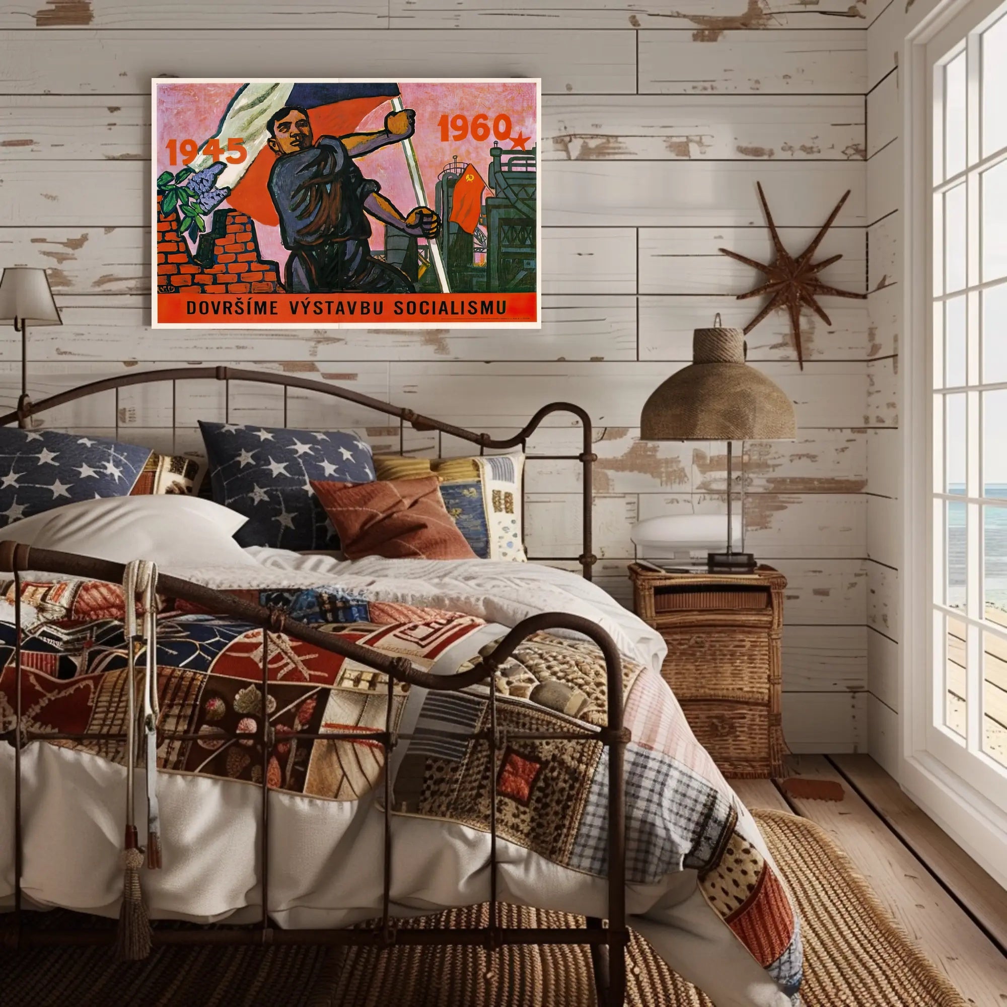 Post War Socialist Construction Poster