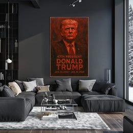 Donald Trump 47th President Poster