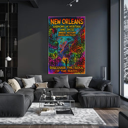 New Orleans Harmony Of Heritage And Poster