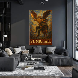 Saint Michael Archangel Spiritual Warrior Poster