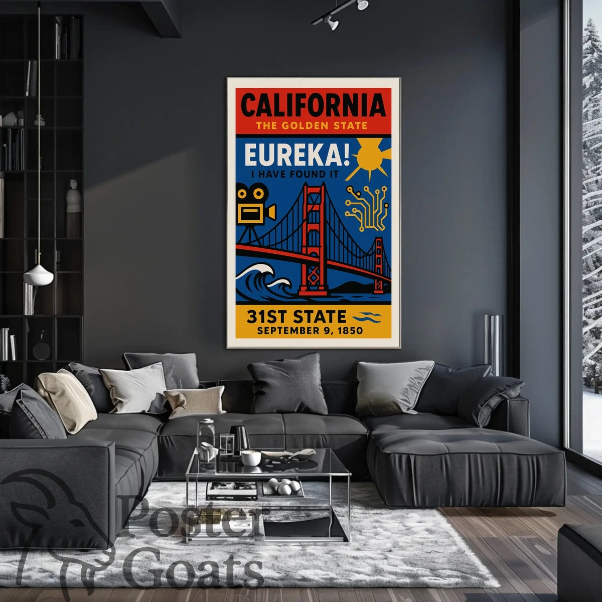 California Golden State Culture – Cultural or Heritage Poster