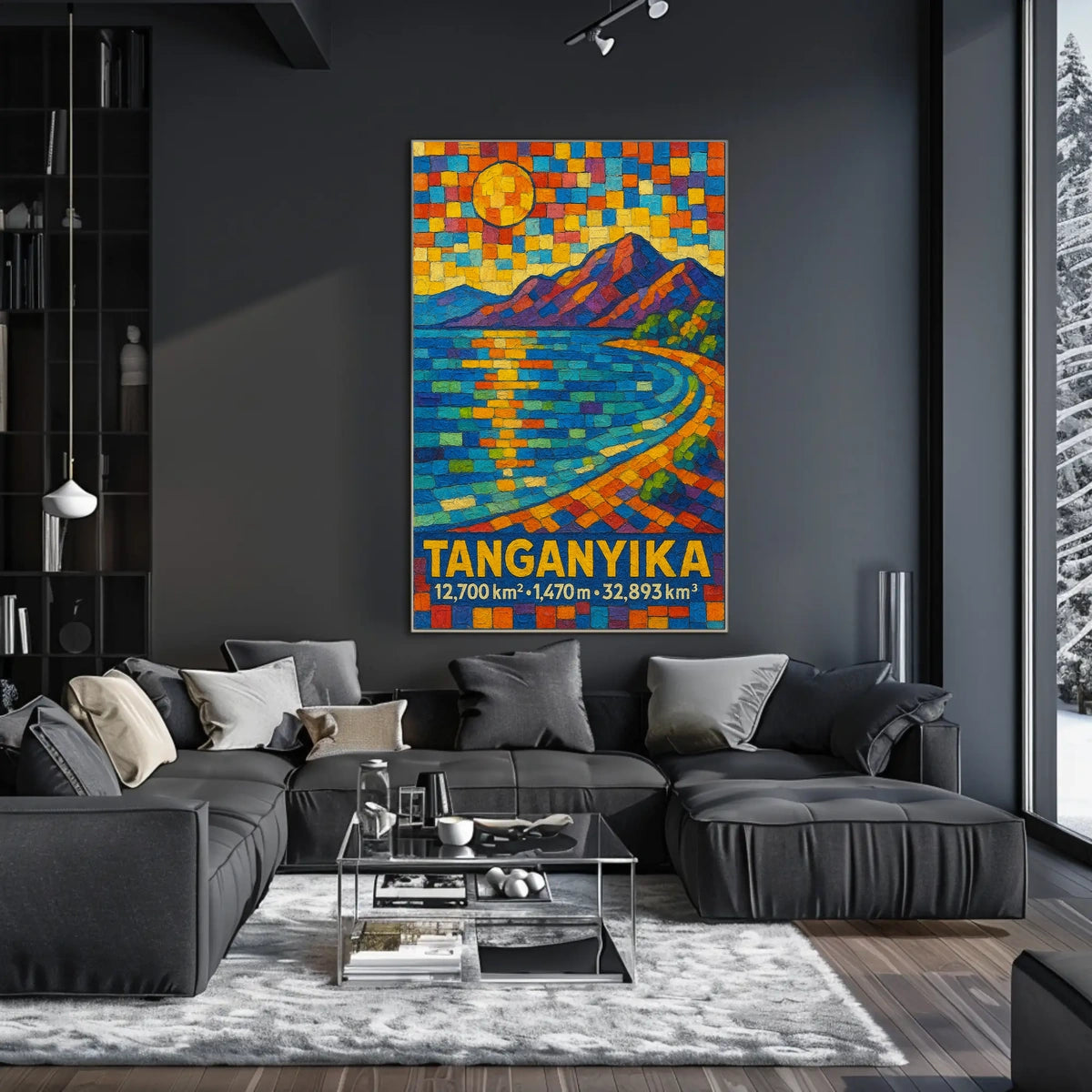 Tanganyika A Vibrant Mosaic Poster