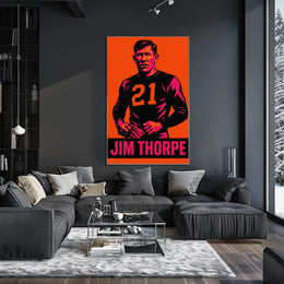 Jim Thorpe Tribute Poster