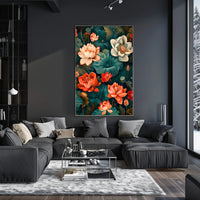 Lotus Blossom Symphony Wall Art Print