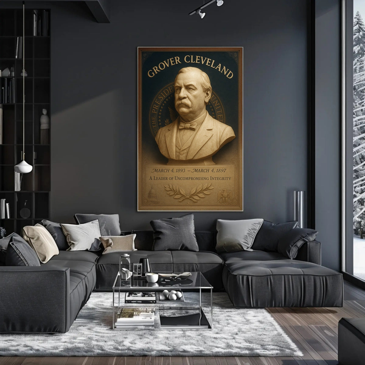 Grover Cleveland A Leader of Uncompromising Integrity Poster