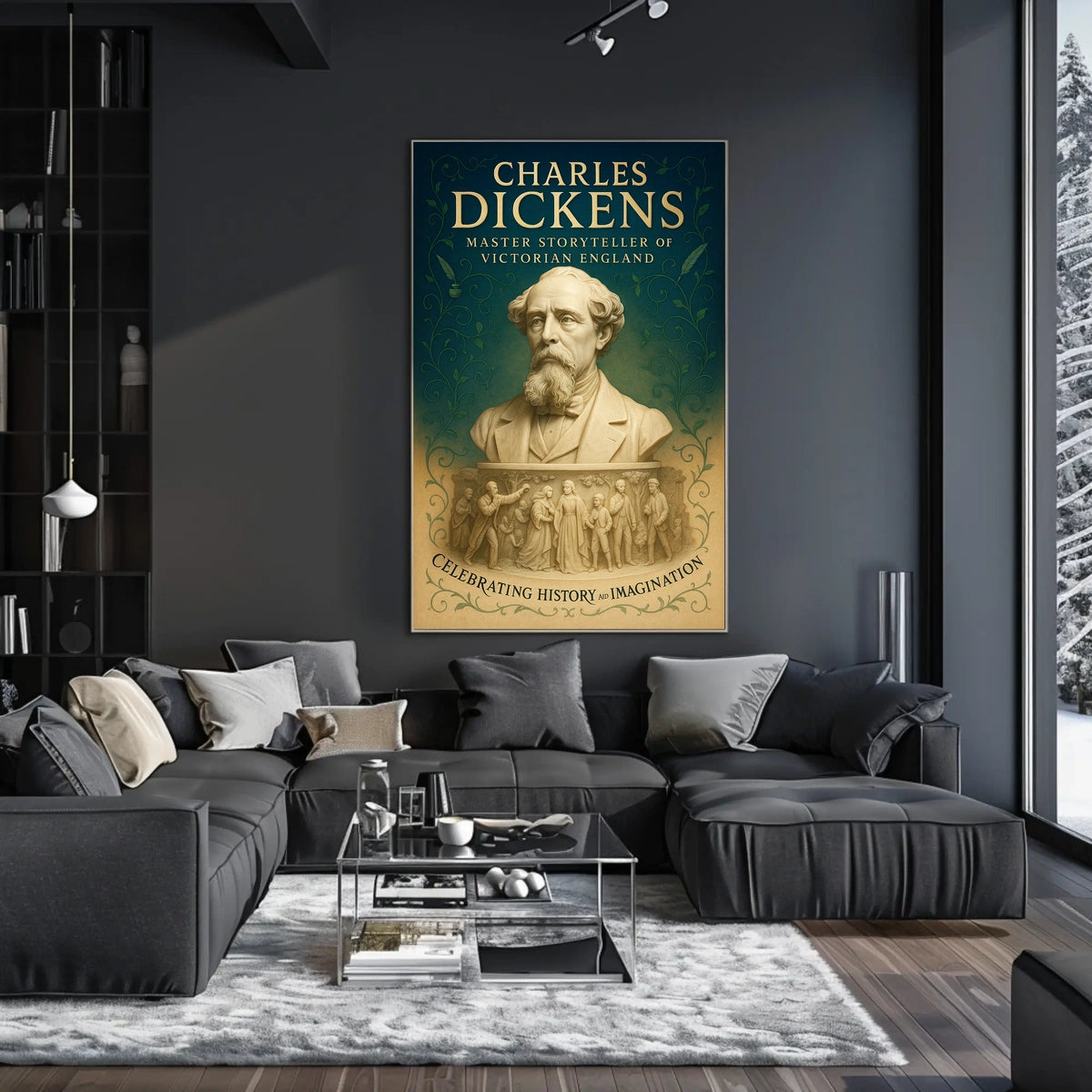 Charles Dickens Master Storyteller Of Poster