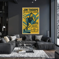 Jim Thorpe Legendary Athlete Jim Thorpe Poster