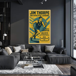 Jim Thorpe Legendary Athlete Jim Thorpe Poster