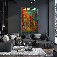 Al Balad The Colorful Old City Of Poster