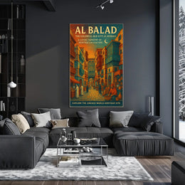 Al Balad The Colorful Old City Of Poster