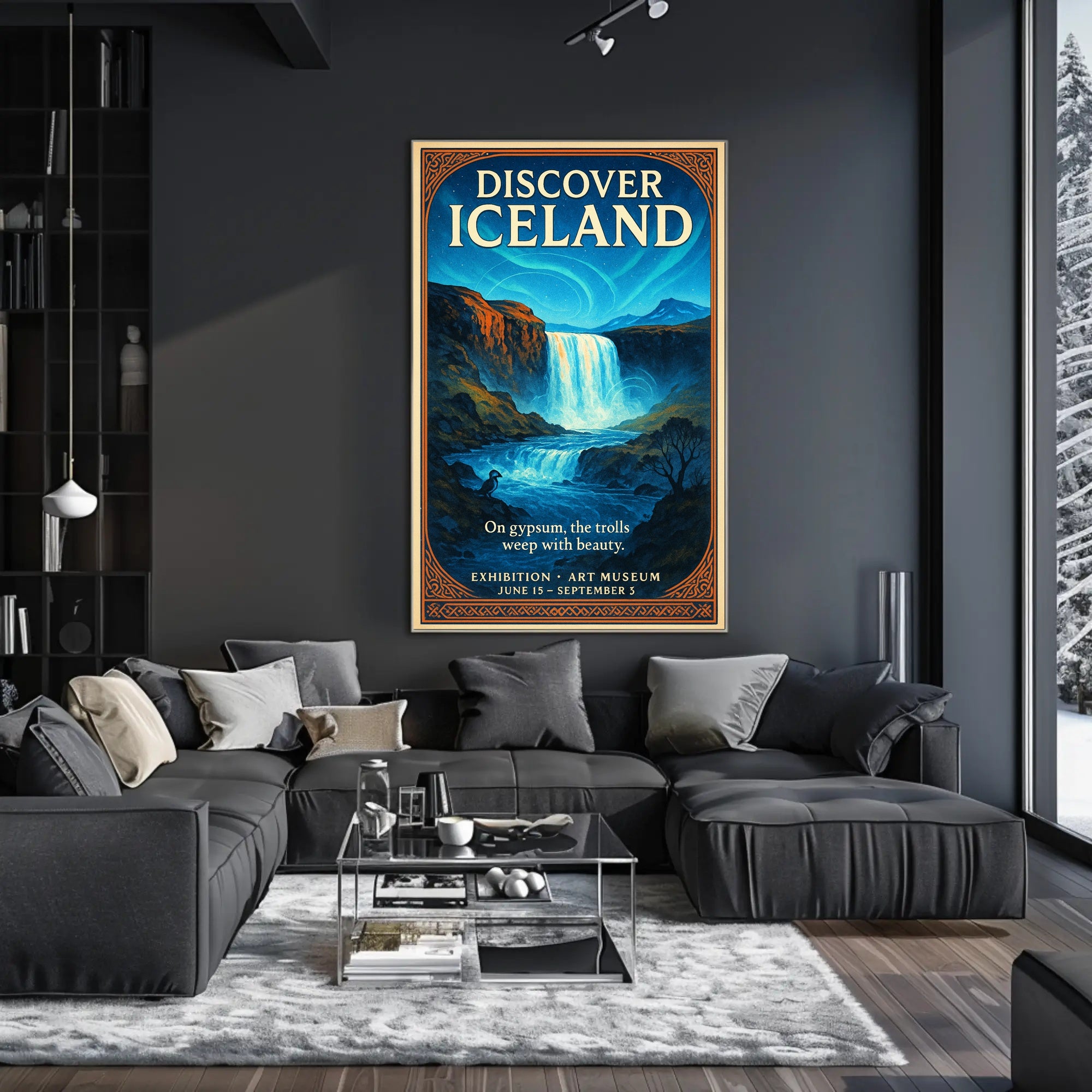Discover Iceland Exhibition Poster