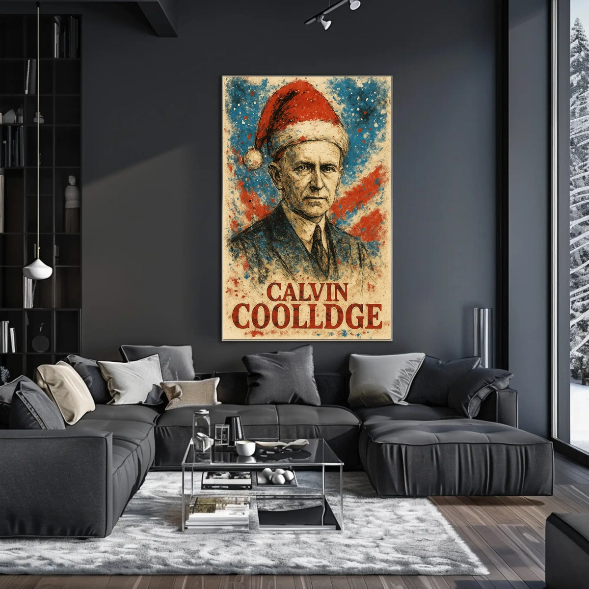 Calvin Coolidge 30th President of the United States Christmas SeriesPoster