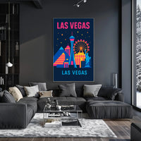 Vibrant Las Vegas Poster