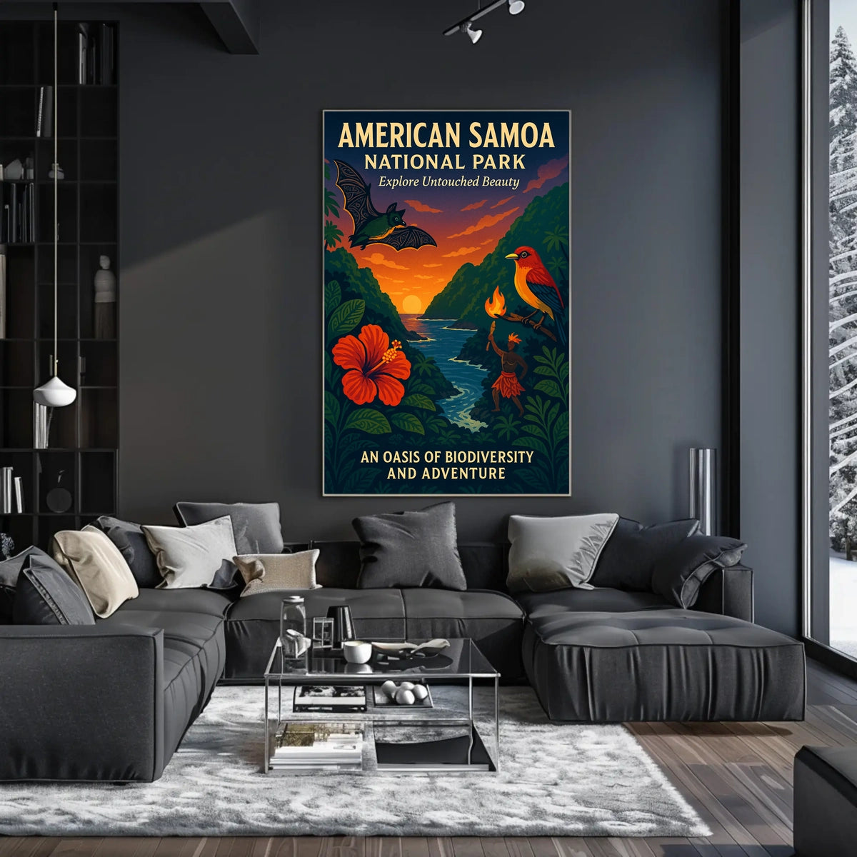 Explore Untouched Beauty in American Samoa National Park Poster