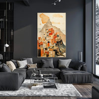 Urban Mountain Dreamscape Poster