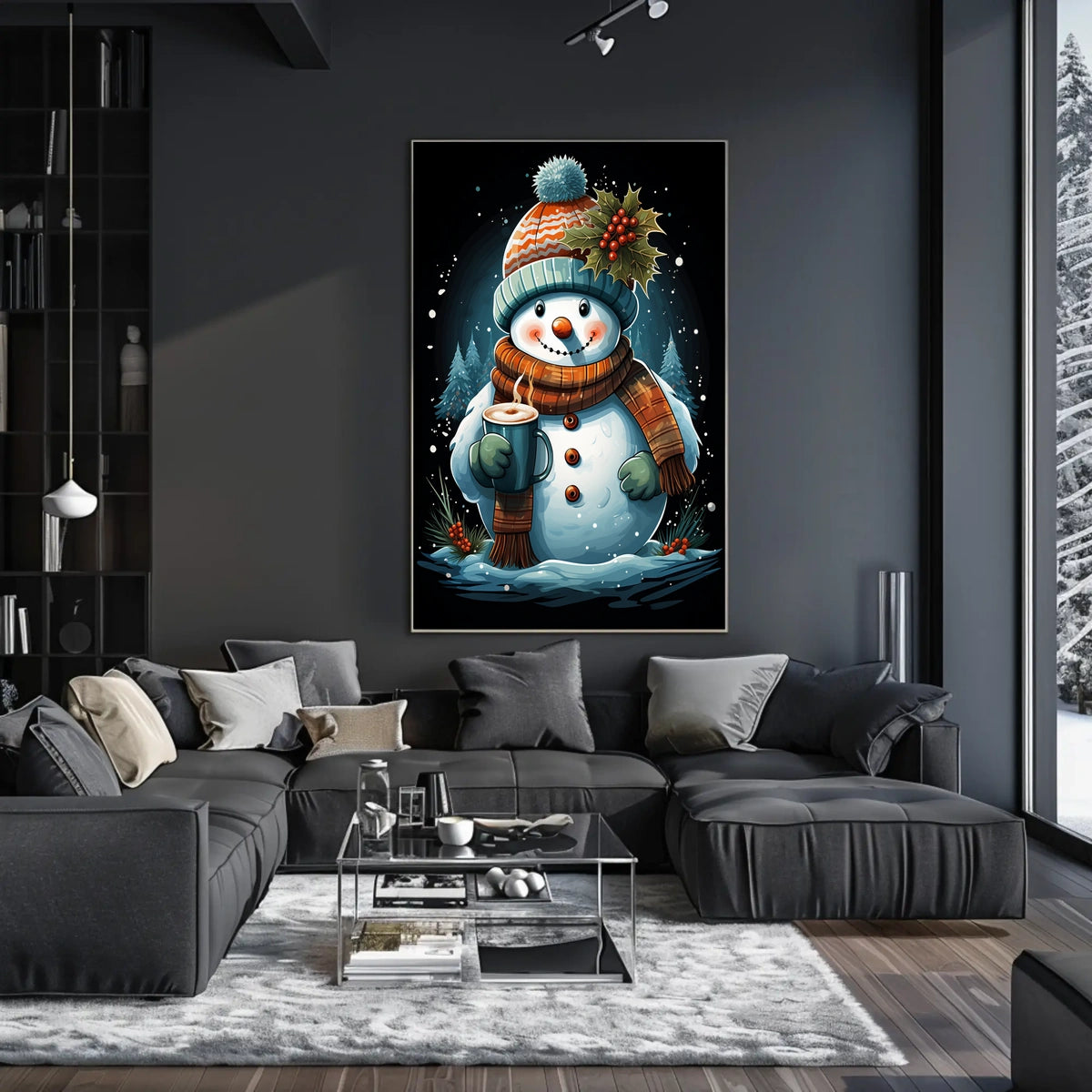 Winter Wonderland Snowman Poster