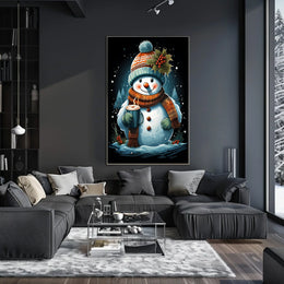 Winter Wonderland Snowman Poster