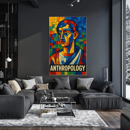 Anthropology Mosaic Poster