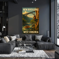 Adventure In New River Gorge Poster