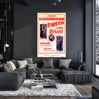 Vintage Vaudeville Performers Poster - Cultural or Heritage Poster