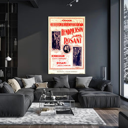 Vintage Vaudeville Performers Poster - Cultural or Heritage Poster