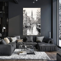 Amsterdam Canal Scene Poster