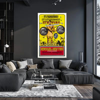 Hercules In New York Mythology Poster Retro Wall Art