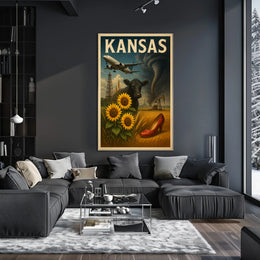 Kansas A Land of Diversity Poster