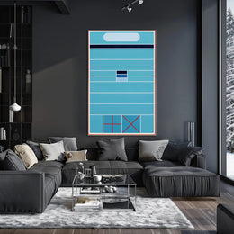 Abstract Geometric Composition Minimalist Poster