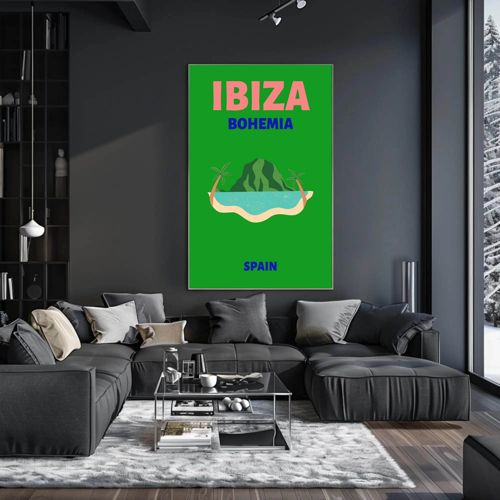 Ibiza Bohemian Paradise Island Travel Poster PosterGoat