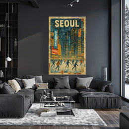 Winter Skating In Seoul Poster