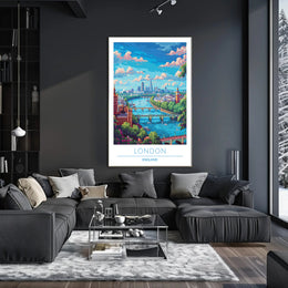 Scenic London Skyline Poster