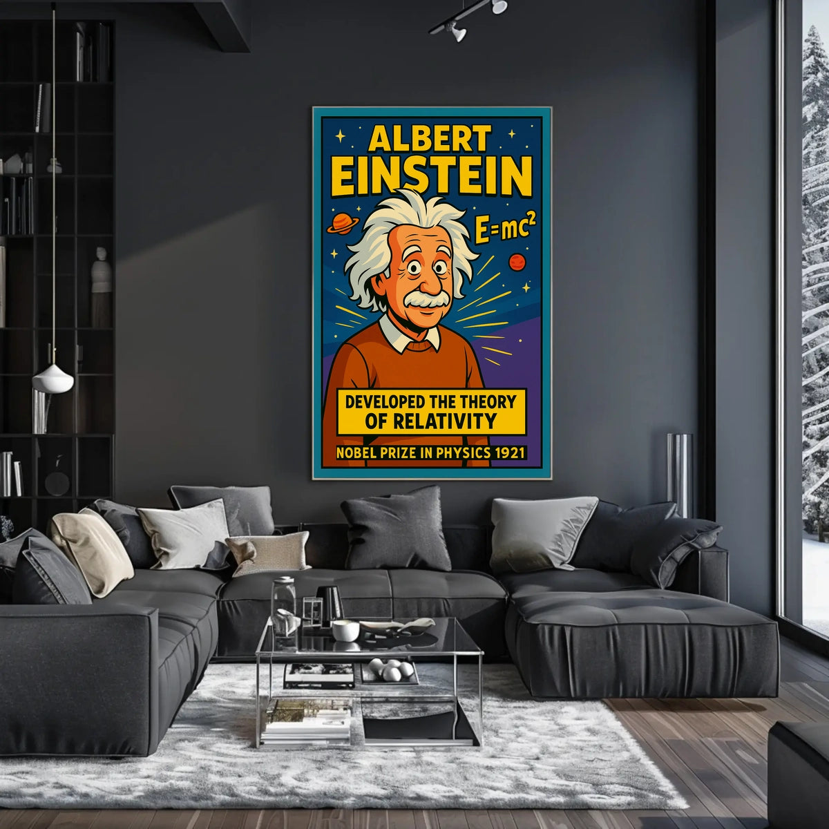 Albert Einstein Theory Of Relativity Poster