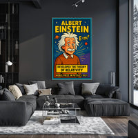 Albert Einstein Theory Of Relativity Poster