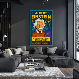 Albert Einstein Theory Of Relativity Poster