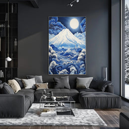 Mount Fuji Tranquility Cultural Heritage Poster