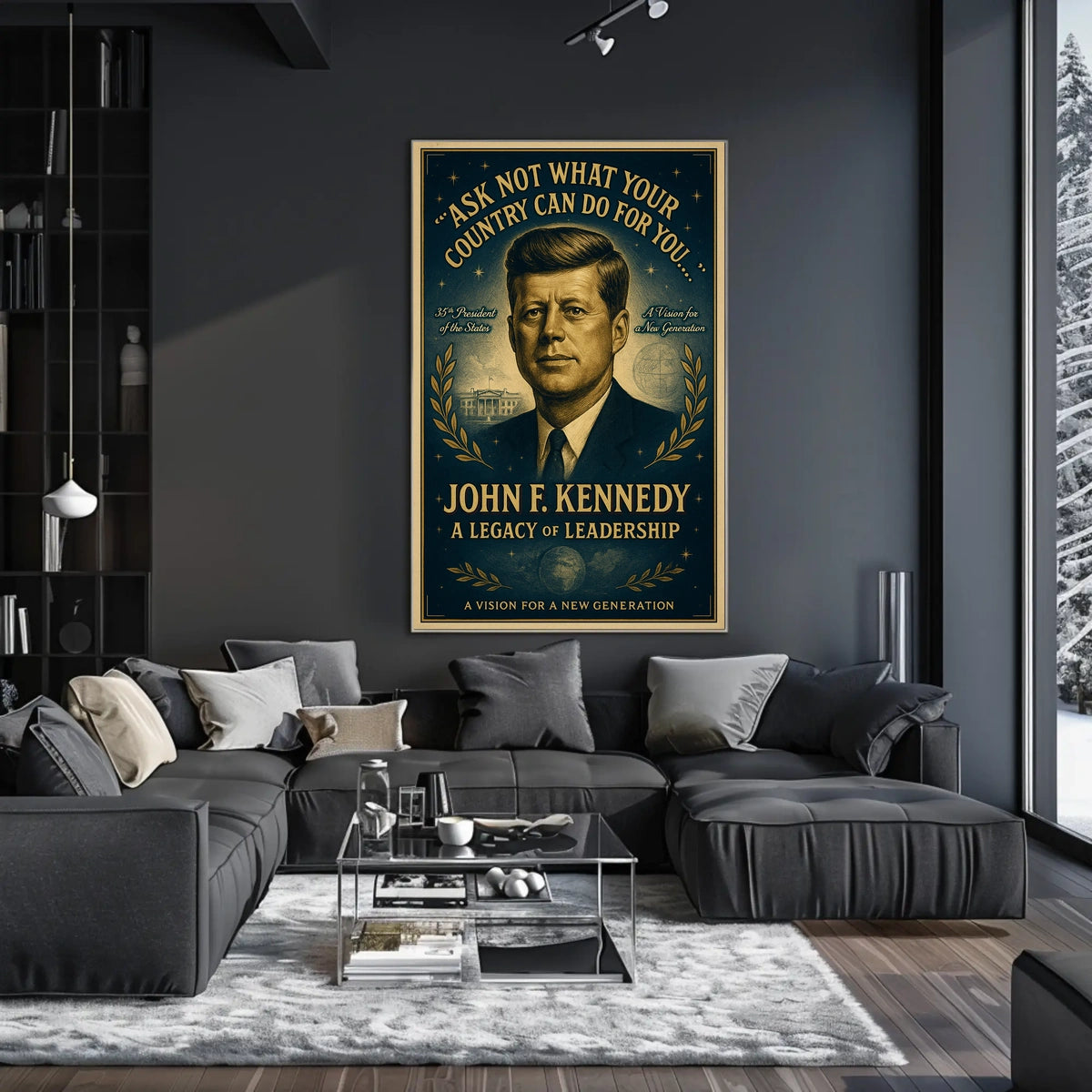Leadership Legacy: Vintage Presidential Inspiration Poster