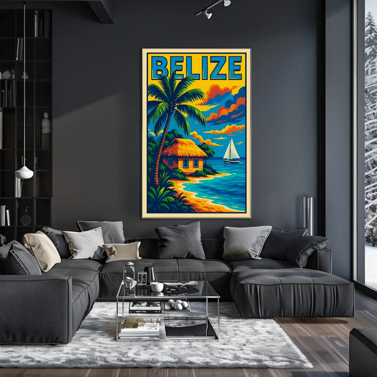 Belize Tropical Escape Poster