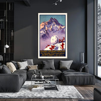 Villars-Chesières-Arveyes Winter Sports Poster
