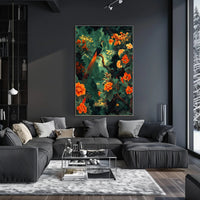 Tropical Paradise Bird Art Print - Animal Poster
