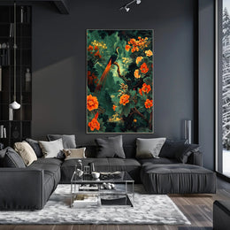 Tropical Paradise Bird Art Print - Animal Poster