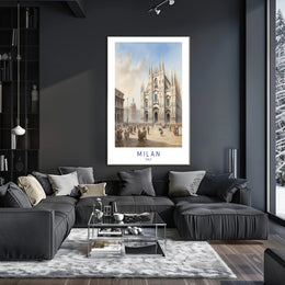 Milan Cathedral Gothic Architecture Cultural Heritage Poster PosterGoat