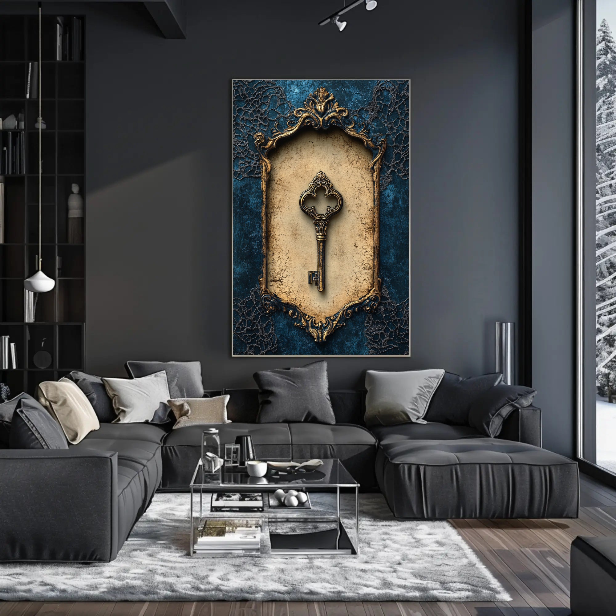 The Ornate Key Poster